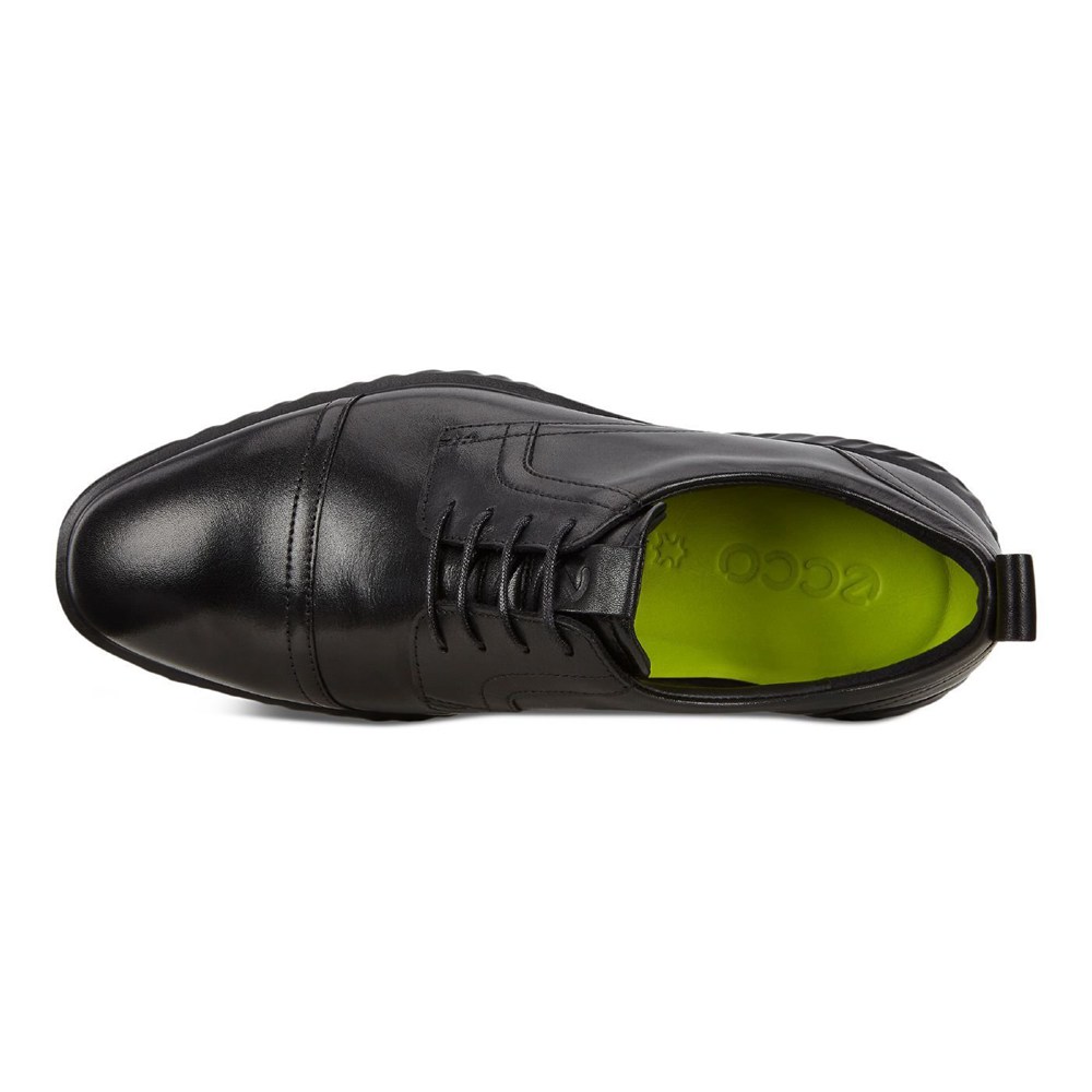 ECCO Mens Dress Shoes Black - St.1 Hybrid Lite - IJO-986507